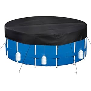 PATWING Wetterfeste Poolabdeckung Rund Ø 462