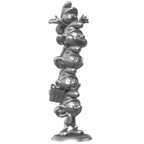 Colonne de Schtroumpfs Argent idée cadeau collectionneur BD