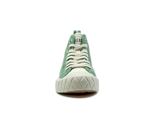 Image of Palladium Unisex Palla Ace Mid Organic Canvas Lace Up Sneaker