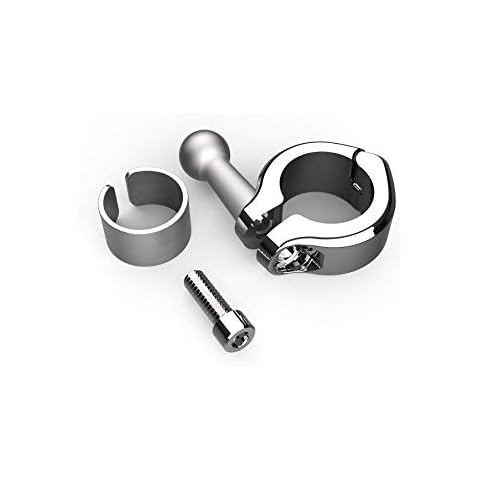 CIRO 7/8"-1" Aluminum Bar Mount Chrome Cover
