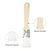 Set of 3 Chip Paint Brushes with Synthetic Bristles for Priming Painting, Varnishing, Wood, Walls, Painting