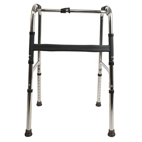 SONVI SURGICAL Premium Indian Light Weight Steel Height Adjustable Folding Reciprocal Walker Color Silver (B0BSNXLZ68) Amazon Price History, Amazon Price Tracker