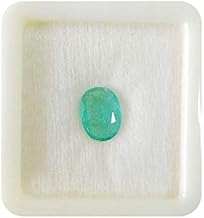 JAGDAMBA GEMS 5.50 Carat I Astrological Value Emerald Stone I Natural Lab-Certified Zambian Super Deluxe Quality Emerald/Panna I Loose Gemstone AAA+ Super Deluxe Quality