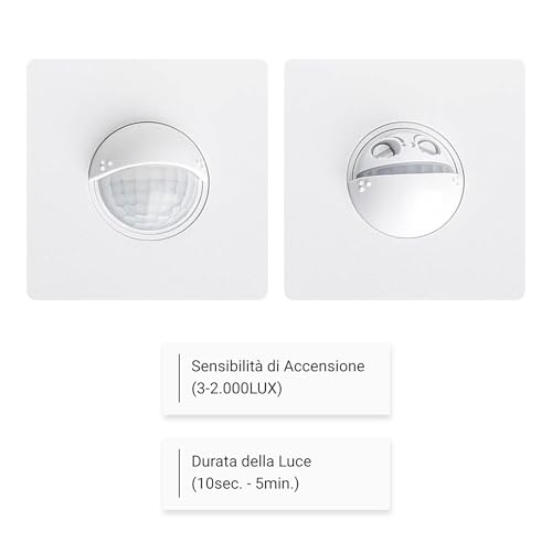 SEBSON LED Applique da Esterno con Sensore di