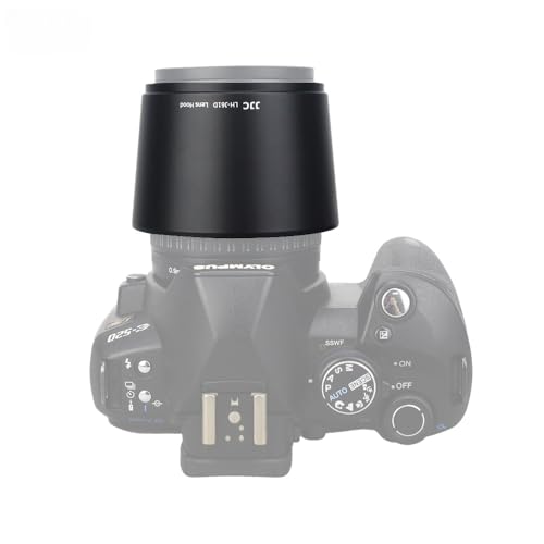 Image of JJC Lens Hood for Olympus Zuiko ED 40-150mm, M.Zuiko ED 40-150mm & R Lens | Replaces Olympus LH-61D Hood, Reversible, Compatible with 58mm Filter /Cap, Reduces Lens Flare, Anti-Scratch, Durable ABS