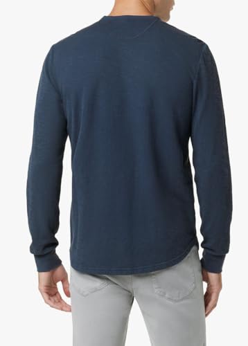 Joe's Jeans Men's Dwight Double-Face Henley Vintage Navy L4