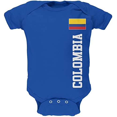 World Cup Colombia Blue Soft Infant Bodysuit - 0-3 Months