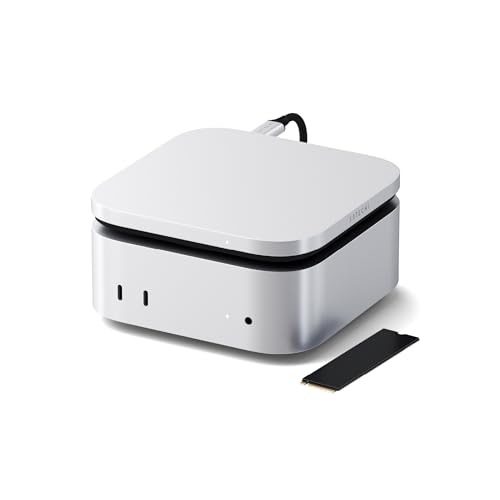 Ya en manzanajugosa.com: SATECHI Carcasa SSD NVMe USB4 para Mac Mini M4, Compatible con Thunderbolt 5/4, hasta 8TB, Velocidad 40Gbps, con Sistema de Refrigeración, para SSD M.2 2280/2260/2242/2230 (Unidad No Incluida)