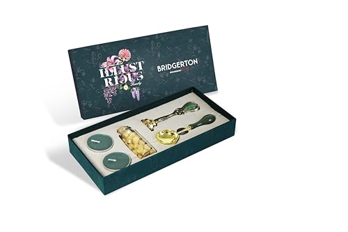 Kit pour cire à cacheter Pigna x Bridgerton pour des invitations de mariage