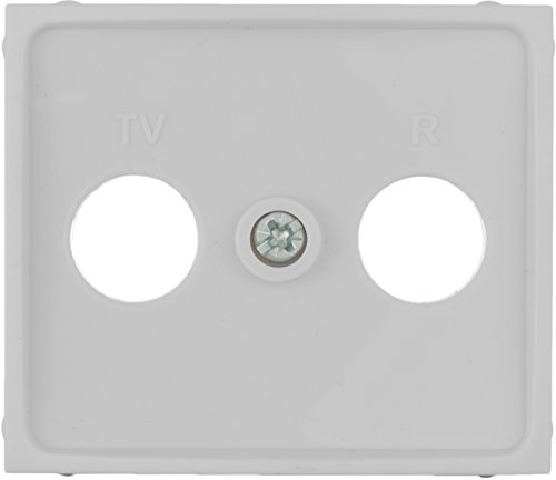 TAPA UNIVERSAL SIN MARCO PARA TOMA DE SEÑAL TV/R COLOR BLANCO S.EUROPA SOLERA Cover