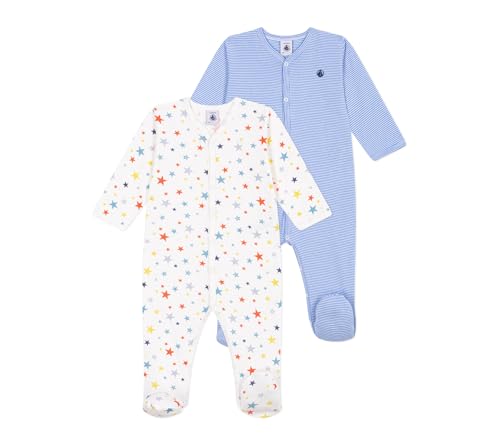 Vêtements nuit mixte Petit Bateau A0fug pyjama anti-irritation pour peau sensible
