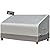 Gorilla Grip Heavy Duty Waterproof Outdoor Loveseat Cover, 58 Inch, Adjustable Patio Furniture Covers for Winter, Keep Cushions Dry, Protects from Sun, Snow, Rain, Windproof, UV Coated, 1 Pack
