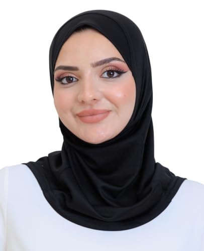 Prien Instant Hijab für Damen, Ready to Wear Kopftuch, Jersey Kopftücher