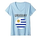 Photo Gallery donna bandiera uruguay moderna maglietta con collo a v Photo Gallery donna bandiera uruguay moderna maglietta con collo a v