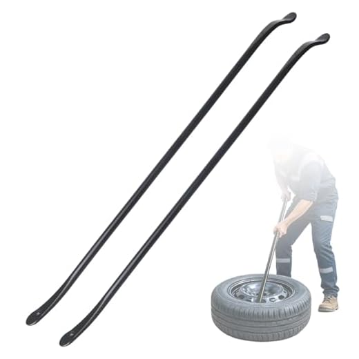 Heavy Duty Tire Iron Bar, 2-Pack