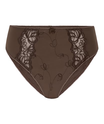 Hunkemöller Hochgeschnittener Slip Diva - Peppercorn - L Hunkemöller Hochgeschnittener Slip Diva - Peppercorn - L