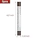 SEISSO Furniture Repair Crayon, 6 Pcs - Wood Filler Sticks, Scratch Repair Wax, Furniture Marking Repair - Scratch, Hole, Table, Wood Floor, Guitar, Covering, Instrument Fill Sticks-Tint Nut-Brown