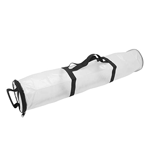 Fydun Wrapping Paper Storage, Clear Bag Wrap Container Wrapping Paper Storage Transparent White Antiwater (Transparent White)