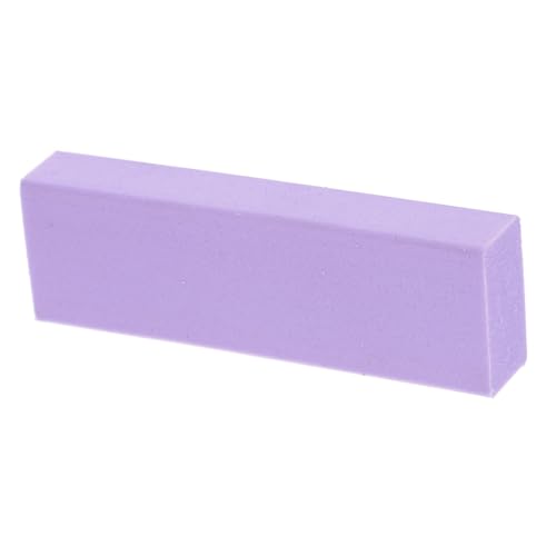 Alipis Rubber Cleaning Block Stain Remover 8cm Purple Abrasive Cleaning Stone for Kitchen Sink and Stove Household Grease Residue Removal