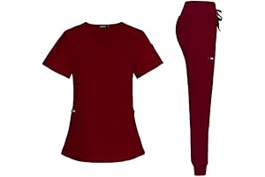 Modern Maroon Scrubs for Women: Comfort and Style in the Medical Field