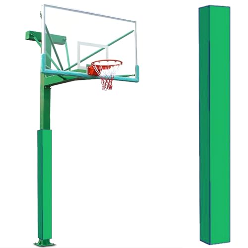 Protección para poste de baloncesto contra golpes e intemperie en patios
