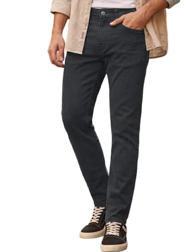 Image of Urbano Fashion Men's Regular Fit Mid Rise Washed Jeans Stretchable