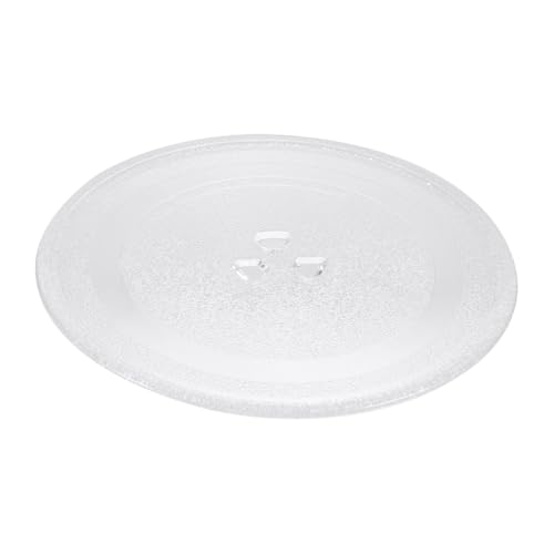 FUNOMOCYA Plato Giratorio de Vidrio para Microondas Resistente y Robusto Accesorio Reemplazo para Estándar con Base Y Plato Horno Seguro y Duradero