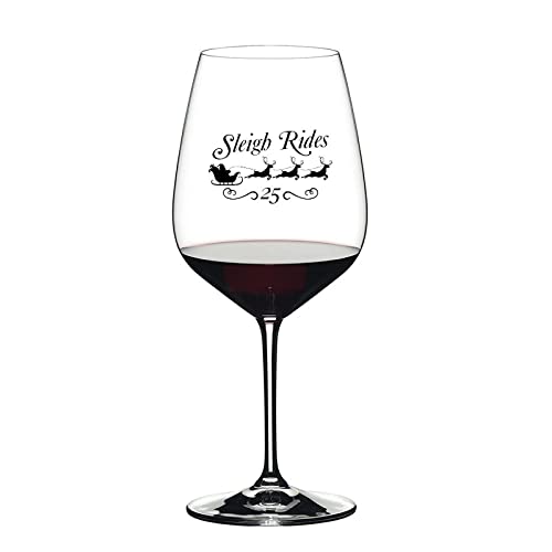 Verres à vin rouge Sleigh Rides 25 de qualité supérieure - 3