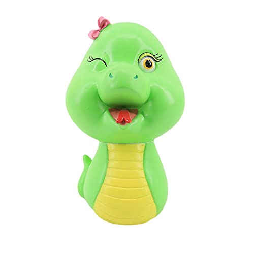Figurines de zodiaque en résine et statuette serpent pour décoration jardin
