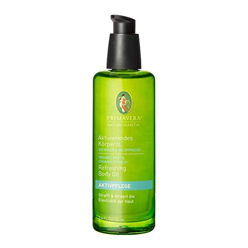 Preisvergleich Produktbild PRIMAVERA Aktivierendes Körperöl Minze Zypresse 100 ml - Naturkosmetik - straffend, glättend - vegan