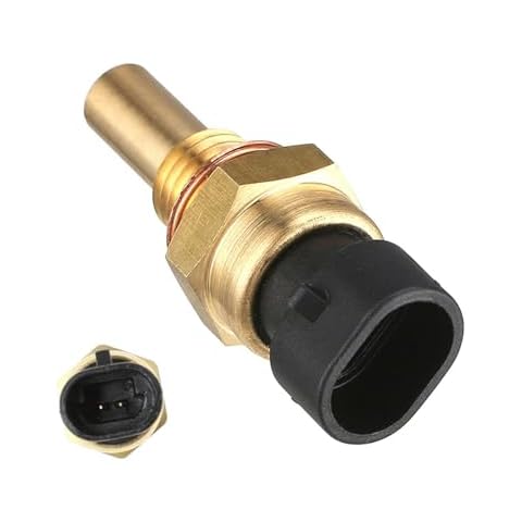 fasebeek 1 Pack Engine Temperature Sensor, Durable Sensor Replacements, Automobile Parts, Compatible with Delphi 15404280 12191170 60811520 12608814 (Gold) Cover