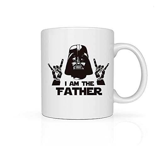 Reviews de dia del padre regalos originales los 5 más buscados. 41 Rapoza Collective - Taza I AM THE FATHER para Café o Té 11oz (330ml), Regalo Perfecto para Papá, Día del Padre, Gamer