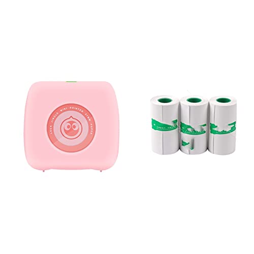 Image of Mini Pocket Printer Multi Functional Photo Picture Bill Note Printer Label Maker Add 3White Note(PK 3White Note)