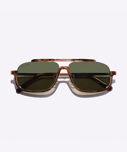 Image of Blackburn Polarized Aviator Sunglasses for Men & Women 2026 - Handmade Japanese Designer Frame, UV400 Protection