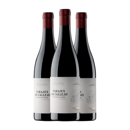 Félix Callejo Pajares de Callejo Tempranillo Ribera del Duero Crianza 75 cl Vino tinto (Caja de 3 Botellas de 75 cl)
