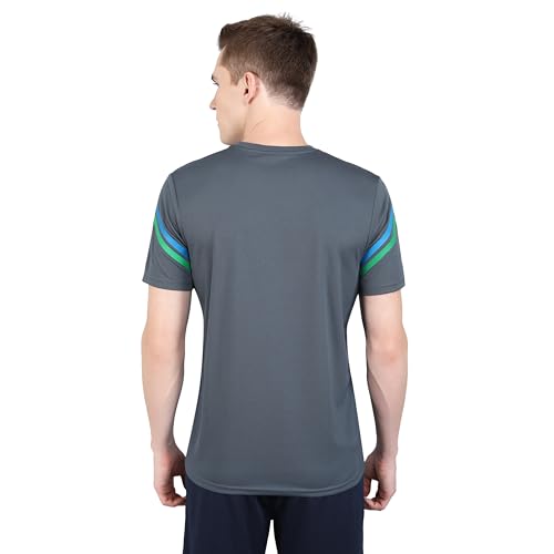 Image of YONEX Round Neck T-Shirt 2812 |Badminton|Tennis|Squash|Tru Dry |Quick Dry |Breathable |Fleecy