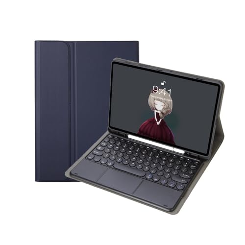 Teclado desmontable de cuero sofisticado para iPad Pro 12.9 de 2021