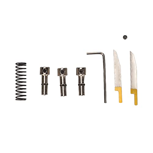 DESIGN ERGONOMICO: l'utensile manuale per incisore pneumatico è dotato di un'impugnatura ergonomica che riduce l'affaticamento della mano durante l'uso prolungato.Il suo design confortevole consente un controllo preciso e una maneggevolezza senza sforzo.