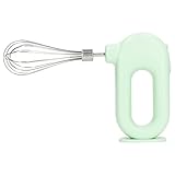 frullino per uova elettrico, ricarica usb dc 5v 20w montalatte portatile design portatile potente motore a torsione per cucina per la casa(verde)