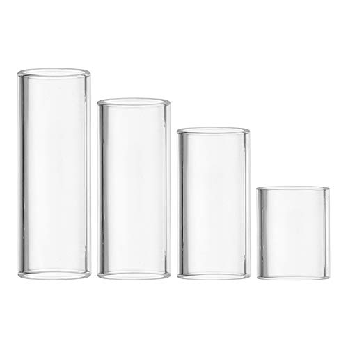 BESPORTBLE 4pcs Guitar Slide Bar Finger Covers Bottle Neck Slide for Acoustic Guitars Professional Accessories Easy to Use Smooth and Safe