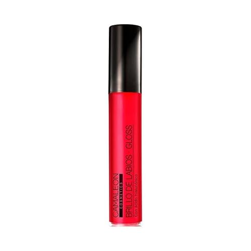 Camaleon Cosmetics - Magic Gloss Rojo - Brillo Labios - Voluminizador - Ácido hialurónico - Color de larga duración - Vegano - 1 Unidad - 9ml Cover