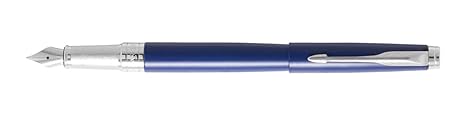 Parker Aster Fountain Pen | Body Color - Blue | Ink Color - Blue - Image 4