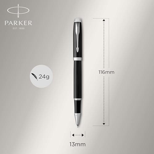 Parker 1931658 Im Black Penna Roller Con Punta Fine E Ricarica Di Inchiostro Nero - 3
