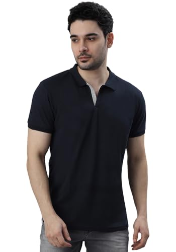 Image of Wear Your Opinion Solid Cotton Rich Polo T Shirt | Collar Tshirts | Half Sleeves | Plain-Regular Fit (Available in Plus Size)