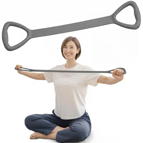 【1日3分習慣】NEXURE ストレッチバンド ながらストレッチ 肩甲骨ストレッチ 猫背・巻き肩対策 自宅で簡単 健康運動指導士推奨 【選べる強度 80g/120g】の商品画像（Amazon）