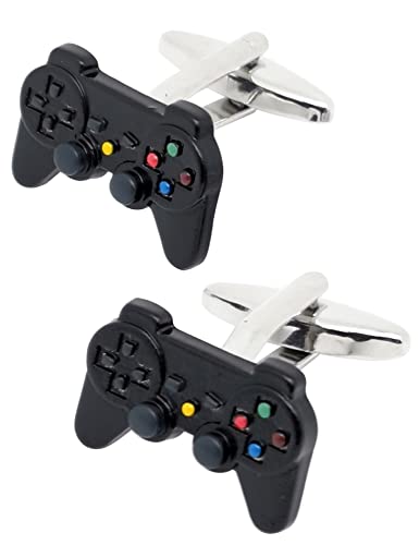 Jonwo Videospiel Kontrolleur Manschettenknöpfe Herren In Geschenkbox Klassisch Cufflinks Männer Manschettenknöpfe Hochzeit Hemd Party Geburtstag Jubiläum Kleid Cover