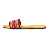 Havaianas Damen Pantolette HAV. You Malta Mix dunkelorange/rosa/rot/Khaki/gelb 37-38