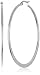 Stainless Steel Round Hoop Earrings (45mm Diameter)