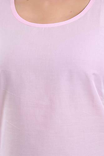 Image of Cotton Rich Camisole Slip for Women | Long Kurti Slip /Suit Slip /Camisole Slip Knee Length Inner(Long Inner)