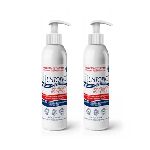 LINTOPIC Pack of 2 Anti-Friction Cream – Prevents Chafing & Skin Irritation |...